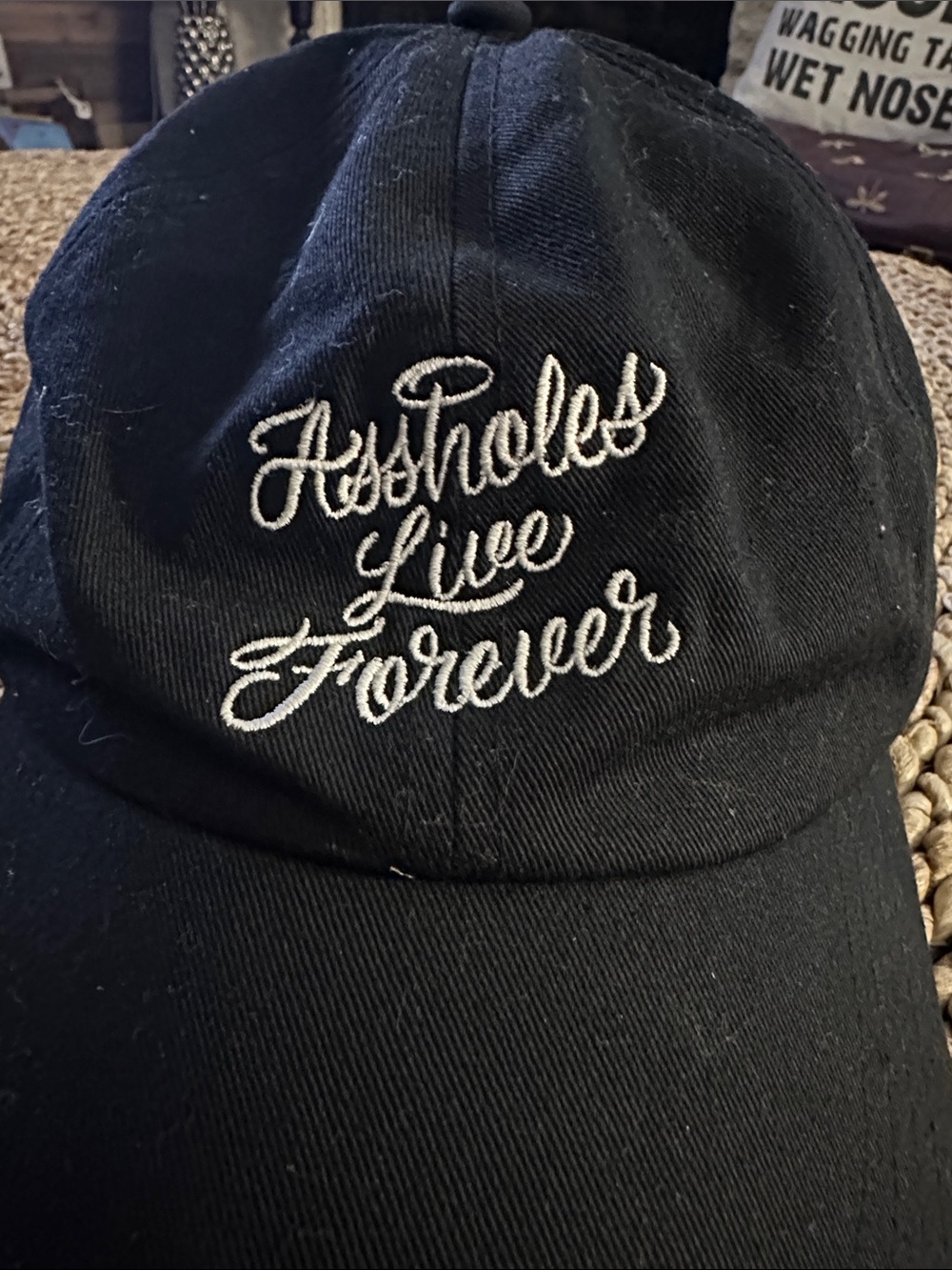 Aholes OSFA Black Baseball Cap 🤪🤪🤪❤️❤️❤️🤟🤟🤟😎